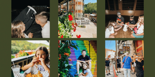 Eureka springs in summer vacation