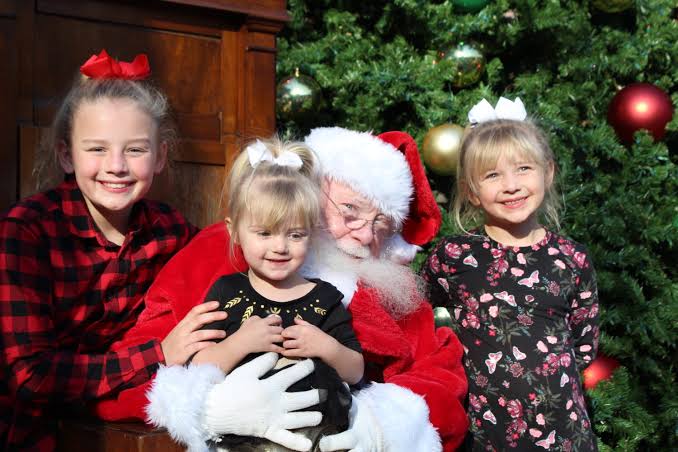 santa in the park